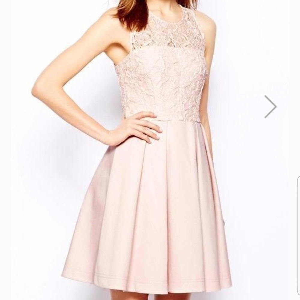 Karen Millen Blush Pink Dress